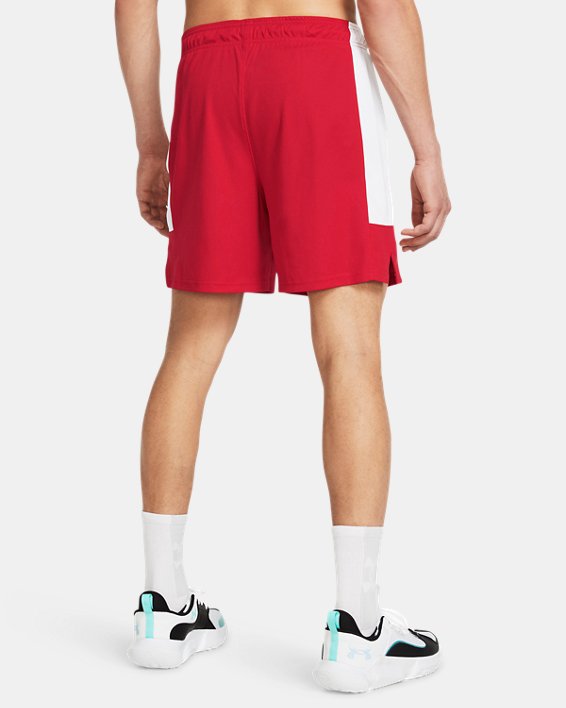 Men's UA Zone 7" Shorts, Red, pdpMainDesktop image number 1